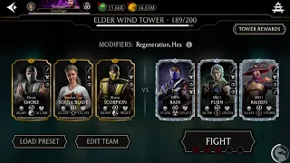 Elder Wind Tower Fatal Battle 189 | Mortal Kombat Mobile