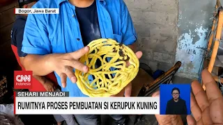 Sehari Menjadi Produsen Kerupuk Mie Kuning