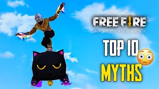 Top 10 Mythbusters in FREEFIRE Battleground | FREEFIRE Myths #265