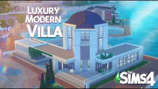 Luxury Modern Villa | The Sims 4 | Stop Motion build | No CC
