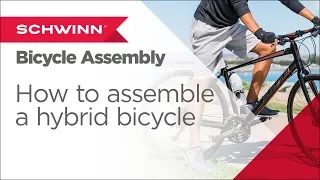 How to Assemble a Schwinn Adult Hybrid Bicycle, Gears, Brakes