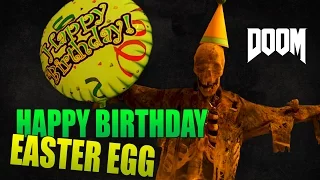 Doom 4 | Happy Birthday Easter Egg (Secret Room Location with Birthday Cake)