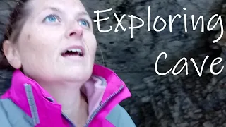 Exploring a cave until I got too scared #adventure #caving #hike #exploring #cave #mine #scared
