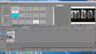 Beautiful Transition Using A Text Mask Vegas pro 14