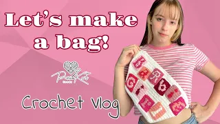 Making a Barbie Tote Bag | PassioKnit Kelsie Crochet Vlog