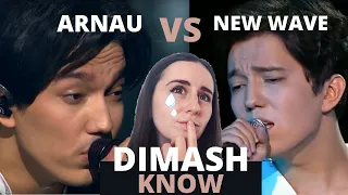 FIRST REACTION to DIMASH - KNOW & ASCOLTA LA VOCE (NEW WAVE and ARNAU)