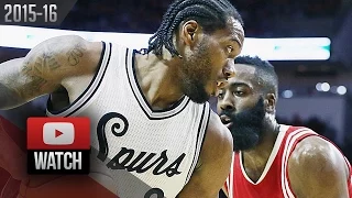 James Harden vs Kawhi Leonard Xmas Duel Highlights (2015.12.25) Rockets vs Spurs - SICK!