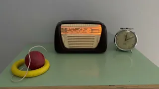 Il Gazzettino Padano con la prima radio di casa. Onde medie 900 Khz trasmettitore di Siziano