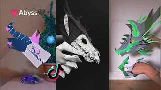 Dragon Puppet Crafts | Paper Dragon TikTok Compilation #73