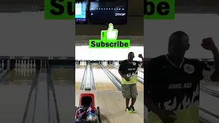 Amazing Bowling Shot!! Marc Makes Incredible 4-7-10 Split #shorts #bowling #split