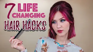 7 LIFE CHANGING HAIR HACKS (unlike 5 minute crafts)