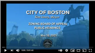 Zoning Board of Appeal Hearings 5-18-21