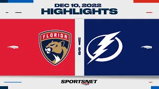 NHL Highlights | Panthers vs. Lightning - December 10, 2022