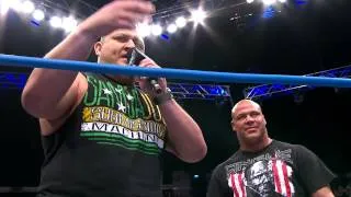 Kurt Angle and Samoa Joe interrupt Magnus (January 30, 2014)