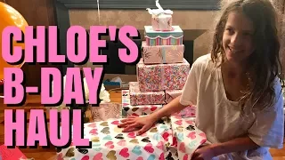 Chloe's Birthday Haul