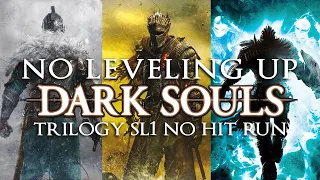 Dark Souls Trilogy - SL1 No Hit Run (no leveling up)