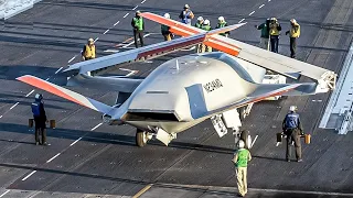 US Navy's $155 Million MQ-25 Stingray Drone: Testing Aboard an Aircraft Carrier