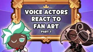 Voice Actors React to YOUR fanart? Cookie Runners EXPOSED 😱 Part 1