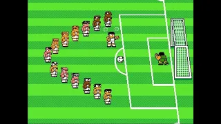 Kunio-kun's Nekketsu Soccer League - GOAL 3 (Nintendo) - Longplay