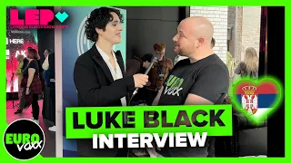 🇷🇸 LUKE BLACK 🦞 (Serbia Eurovision 2023) INTERVIEW @ London Eurovision Party 2024 @london euro