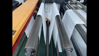 Thin Paper Roll To Sheets Cutting Machine For Hamburger/Sandwiches Wrapping Paper Manufacturing