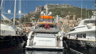 2022 BOOK ENDS 50m (also known as Project Sapphire) Docking in Monaco @emmansvlogfr