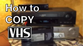 How To Copy VHS Movie Tapes When You Can't in 1986