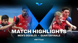 Harmeet Desai/Sathiyan Gnanasekaran vs Juhasz Patrik/Majoros Bence | WTT Contender Tunis | MD | QF