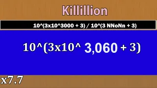 1 mircillion to 1 megillion in random speeds