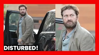 Gerard Butler | DISTURBED! Gerry appears very ANNOYED on sighting paparazzi in Los Angeles!