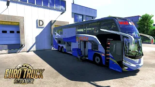 marcopolo paradiso G8 1600 LD parabrisa dividido employee Transport #ets2 #gameplay #4k