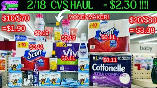 🤗2/18 CVS HAUL ($2.30 HAUL + DOUBLE DIGITAL GLITCH + EASY MM DEALS)  {2/18 CVS Couponing} #cvsdeals