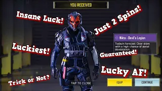 Lucky 2nd Spin! Hellbound Draw | Legendary LK24 Drop Shock | Nikto Devils Legion | COD Mobile | CODM