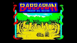 ZX Spectrum - Barbarian: The Ultimate Warrior, Gameplay