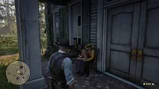 Red Dead Redemption 2 - Abigail sits on Sadie's lap?!?