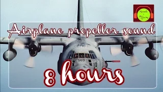 AIRPLANE PROPELLER SOUND EFFECT FOR RELAXING AND SLEEPING 🎧✈️😴 #airplanesound #8hours #whitenoise
