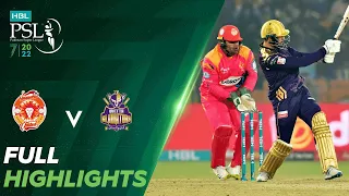 Full Highlights | Islamabad United vs Quetta Gladiators | Match 18 | HBL PSL 7 | ML2T