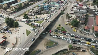 JIBOWU YABA AERIAL DRONE FOOTAGE LAGOS, NIGERIA.