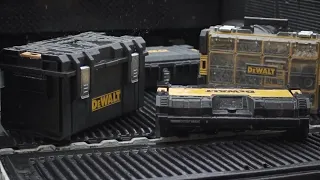 【DEWALT】武骨でタフなスタッキングツールボックス「タフシステム」