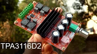 TPA3116D2 Amplifier Test | Class D 200 Watt Amplifier