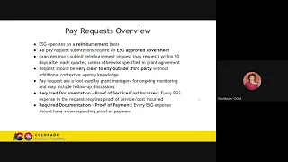 Mandatory ESG All Grantee Webinar  2024 03 07