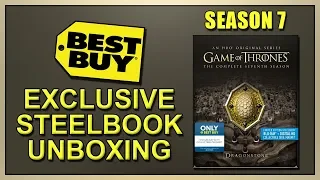 Game of Thrones: Season 7 Best Buy Exclusive Dragonstone Cream Blu-ray SteelBook Unboxing