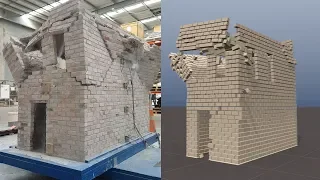 Earthquake / Masonry Building Collapse Simulation - WIP | BCB | INACHUS