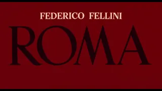 ROMA ,1972 di Federico Fellini extra con Sordi