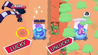 LUCKY VS UNLUCKY EDGAR ! Top 50 Funniest Fails in Brawl Stars #66