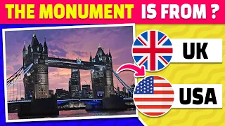 Guess the Country from the Monument 🗼🗿 Country Landmark Quiz