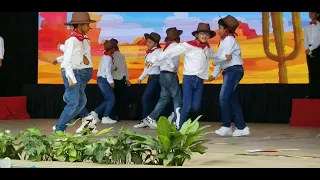 Cowboy dance by Dhanvin & friends in chirec annual day on 25 th march 2023 #Cowboys