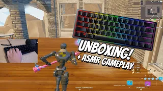 Razer Huntsman Mini Unboxing 🤩 Fortnite ASMR Gameplay (Clicky Optical Switches)