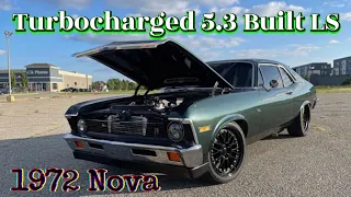 1972 Chevy Nova Pro Touring Style Turbo Charged 5.3 LS