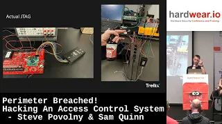 Perimeter Breached! Hacking An Access Control System by Steve Povolny & Sam Quinn | hardwear.io USA